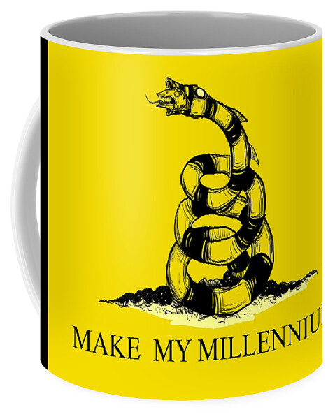 Sandworm Coffee Mug featuring the drawing Make My Millennium by Ludwig Van Bacon
