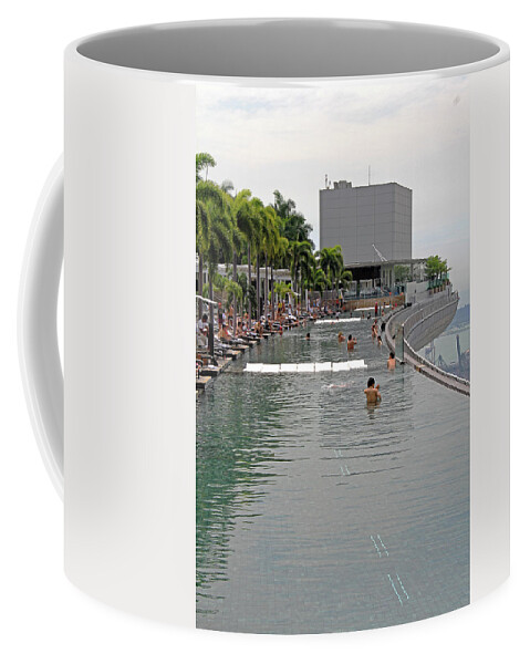 Marina Bay Sands Coffee Mug featuring the photograph Marina Bay Sands Skypark - Singapore, Singapore by Richard Krebs