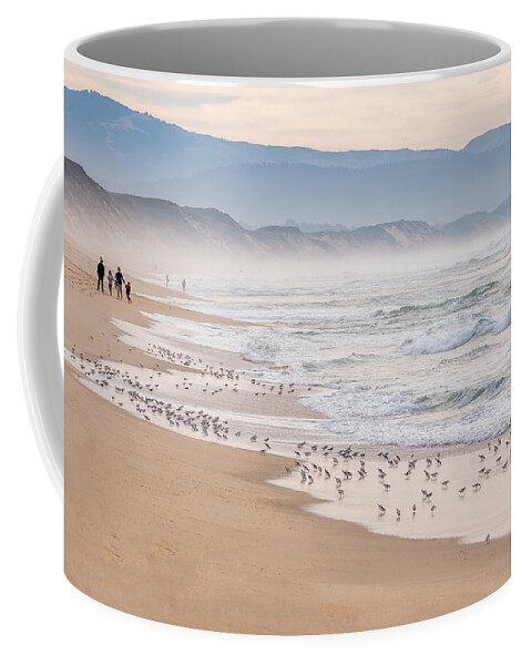 Marina State Beach Coffee Mug featuring the photograph Marina State Beach by Derek Dean