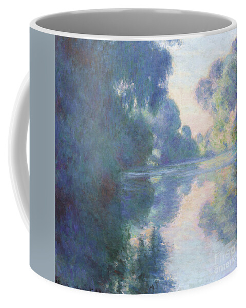 Impressionist Coffee Mug featuring the painting Matinee sur la Seine, 1897 by Claude Monet
