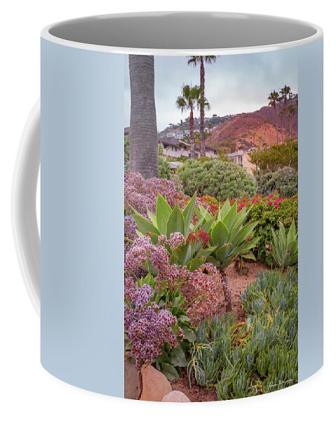 Beach Town Coffee Mug featuring the photograph Mediterranean Flora by Aaron Burrows