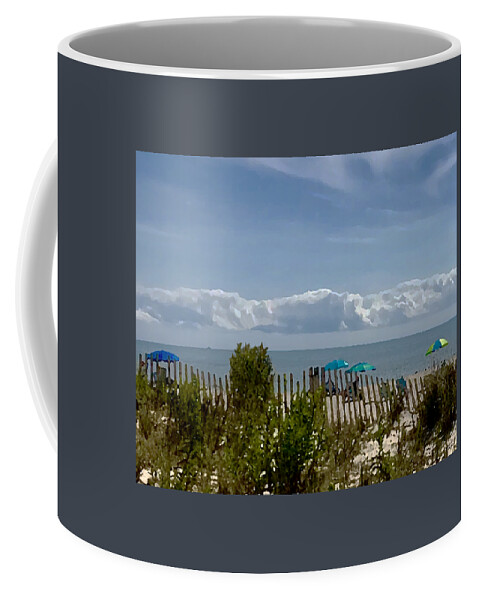 Beach Coffee Mug featuring the photograph Mermaid View by Tom Johnson