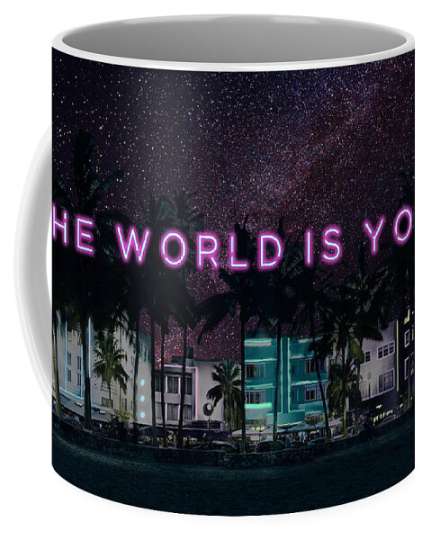  Coffee Mug featuring the digital art Miami Hustle by Hustlinc