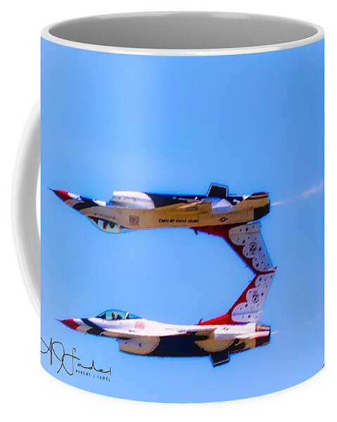 #thunderbirds Coffee Mug featuring the photograph Military #26 by Albert Fadel