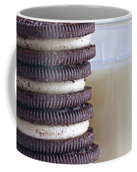 Oreo Coffee Mug featuring the photograph Milk And Cookies by Billy Knight