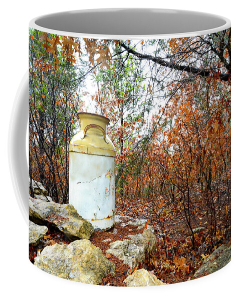Milk Can Coffee Mug featuring the photograph Milk can by Glen Carpenter