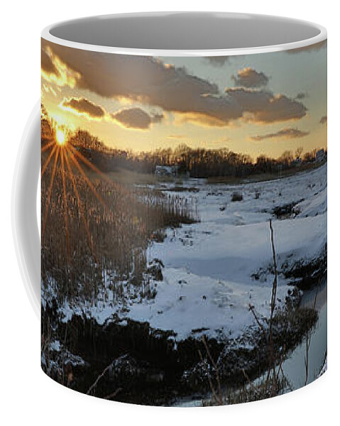 Mill Creek Sunset Coffee Mug featuring the photograph Mill Creek Sunset by Michelle Constantine