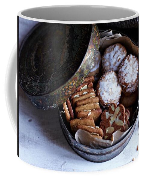 Ip_11206280 Coffee Mug featuring the photograph Mini Gingerbreads And Spice Biscuits by Brachat, Oliver