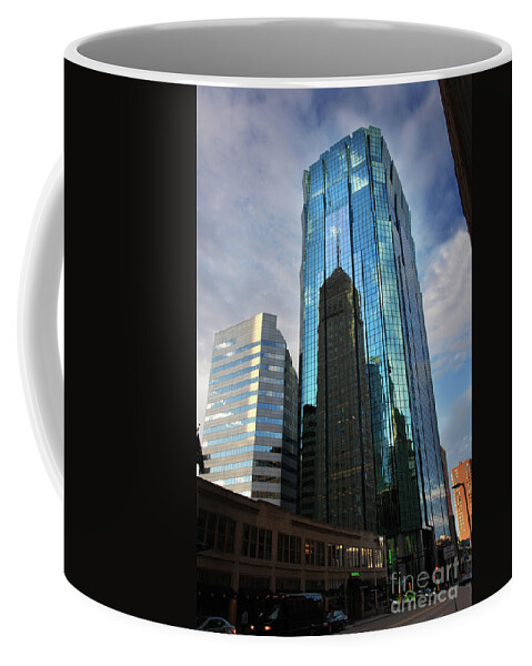 Minneapolis Skyline Coffee Mug featuring the photograph Minneapolis Skyline Photography Foshay Tower by Wayne Moran