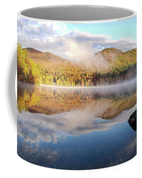 Mirror Lake Coffee Mug featuring the photograph Mirror Lake New Hampshire by Jeff Folger