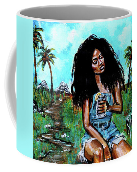  Coffee Mug featuring the painting Moments of Bliss by Artist RiA