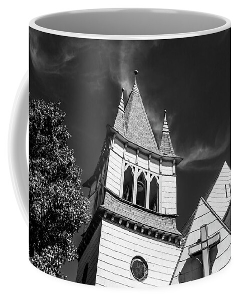 Www.photosbycate.com Coffee Mug featuring the photograph Monochrome Church by Cate Franklyn