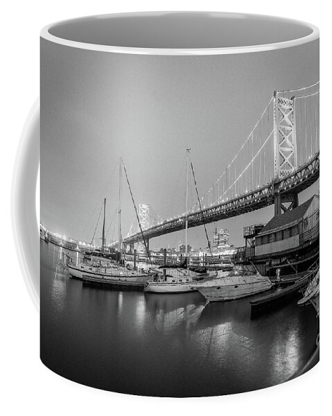 Photography Coffee Mug featuring the photograph Monochrome Marina by Paul Watkins