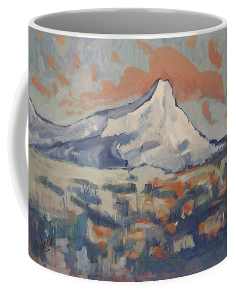 Montagne Sainte Victoire Coffee Mug featuring the painting Montagne Sainte Victoire by Nop Briex