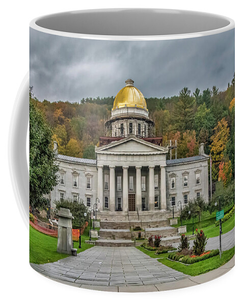 Vermont Coffee Mug featuring the photograph Montpelier by Cathy Kovarik
