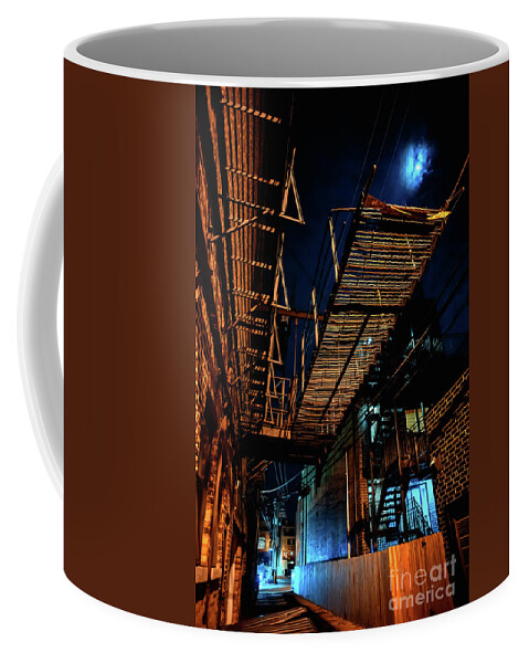 Chicago Coffee Mug featuring the photograph Moonlight by Bruno Passigatti
