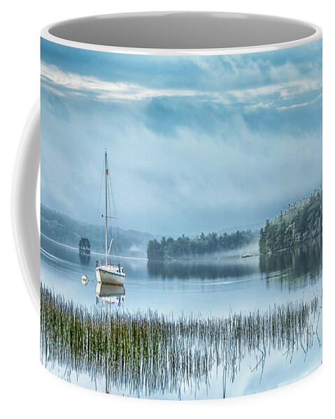 New England Coffee Mug featuring the photograph Morning Tranquility by Ray Silva