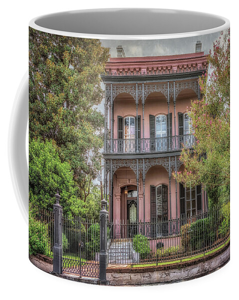 Garden District Coffee Mug featuring the photograph Morris Israel House by Susan Rissi Tregoning