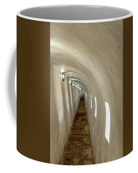 Havana Cuba Coffee Mug featuring the photograph Morro Castle Hallway by Tom Singleton