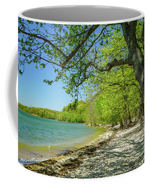 Tree Coffee Mug featuring the photograph Moss Creek Beach by Susan Rydberg