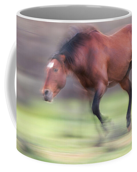 Action Coffee Mug featuring the photograph Motion by Shannon Hastings