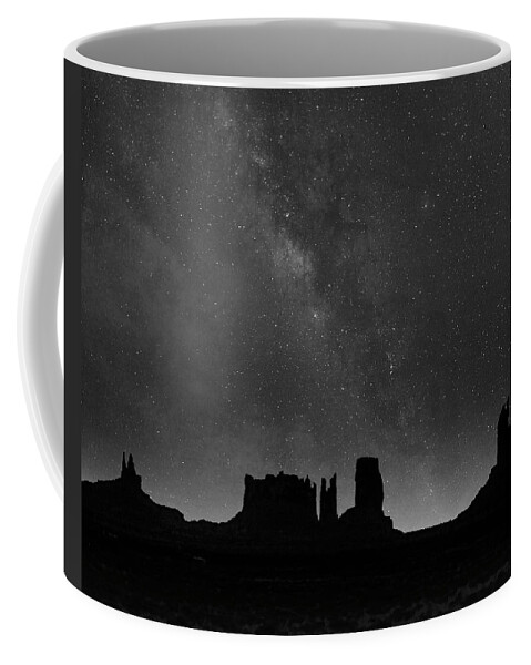 Disk1216 Coffee Mug featuring the photograph Moument Valley Night by Tim Fitzharris