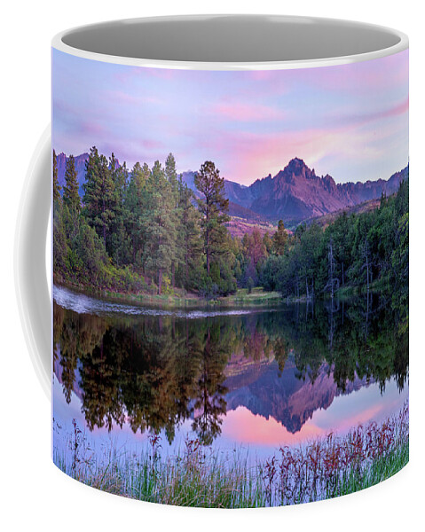 Mount Sneffels Coffee Mug featuring the photograph Mount Sneffels at Sunset by Judi Dressler