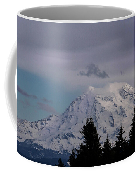 Landscape Coffee Mug featuring the photograph Mt Rainier by Cheryl Day