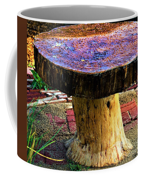 Table Coffee Mug featuring the photograph Mushroom Table by Merle Grenz