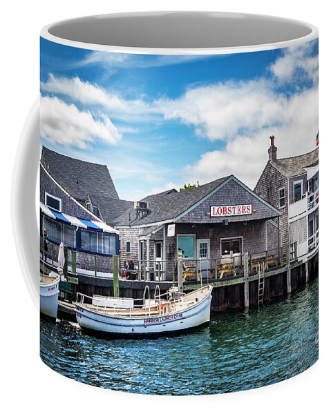 Nantucket Coffee Mug featuring the photograph Nantucket Harbor Series 7126 by Carlos Diaz