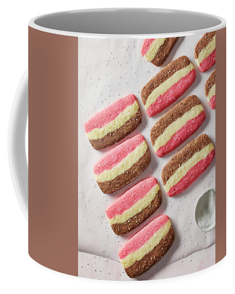 Cookies Coffee Mug featuring the photograph Neapolitan treats by Cuisine at Home