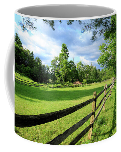 New England Coffee Mug featuring the photograph New England Field #1620 by Michael Fryd