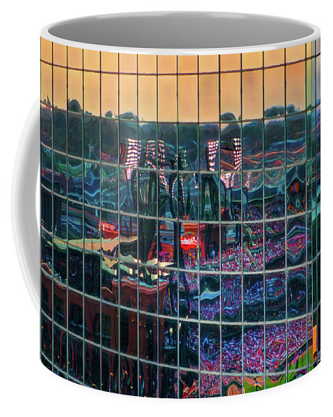 Abstract Coffee Mug featuring the photograph Night Game by Robert FERD Frank