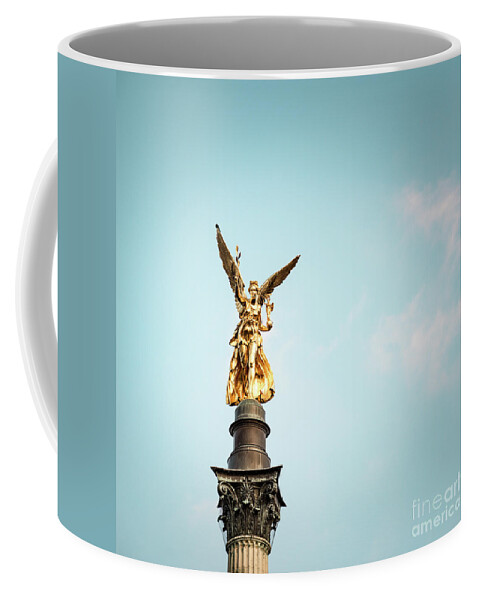 1x1 Coffee Mug featuring the photograph Nike - the golden beauty by Hannes Cmarits