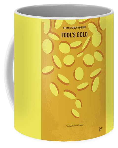 Fools Gold Coffee Mug featuring the digital art No1034 My Fools Gold minimal movie poster by Chungkong Art