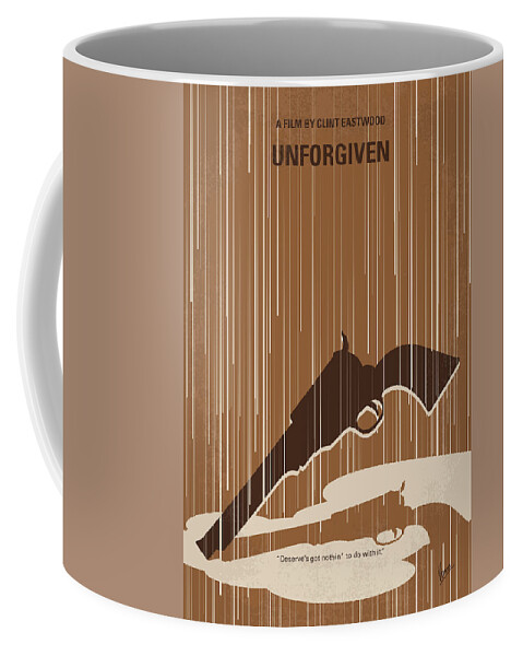 Unforgiven Coffee Mug featuring the digital art No1050 My UNFORGIVEN minimal movie poster by Chungkong Art