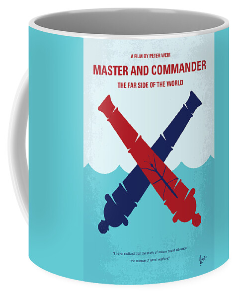 Master And Commander Coffee Mug featuring the digital art No1060 My Master and Commander minimal movie poster by Chungkong Art
