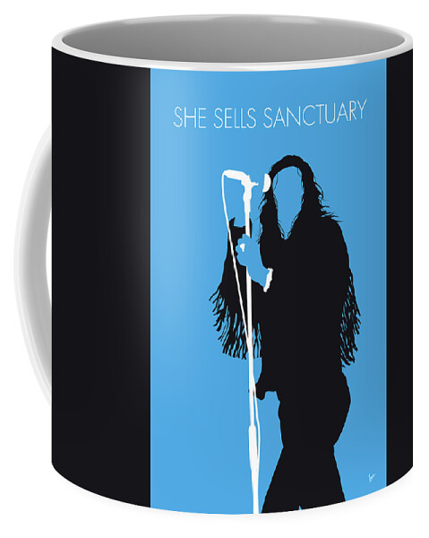 The Coffee Mug featuring the digital art No259 MY The Cult Minimal Music poster by Chungkong Art