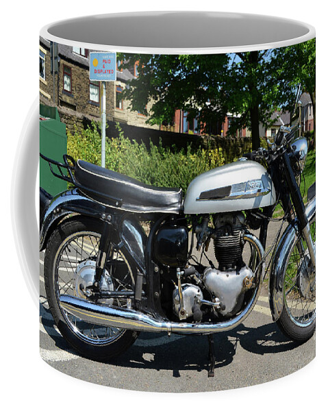 Motorbike Coffee Mug featuring the photograph Norton motorbike by Pics By Tony