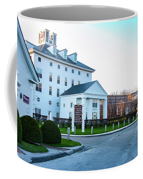 Kreitzberg Library Coffee Mug featuring the photograph Norwich University Front Entrance by Jeff Folger