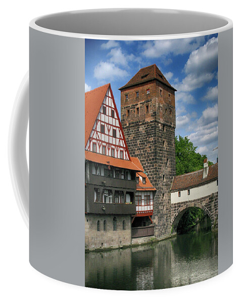 Nuremberg Medieval Buildings Coffee Mug featuring the photograph Nuremberg Medieval Buildings by Doug Matthews