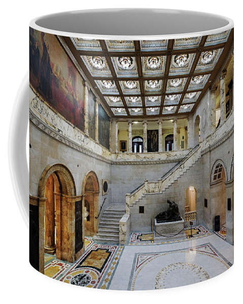 Architecture Coffee Mug featuring the photograph Nurses Hall, Massachusetts State House by Betty Denise