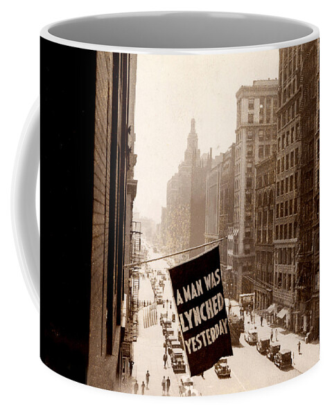 1936 Coffee Mug featuring the photograph Nyc, A Man Was Lynched Yesterday, 1936 by Science Source