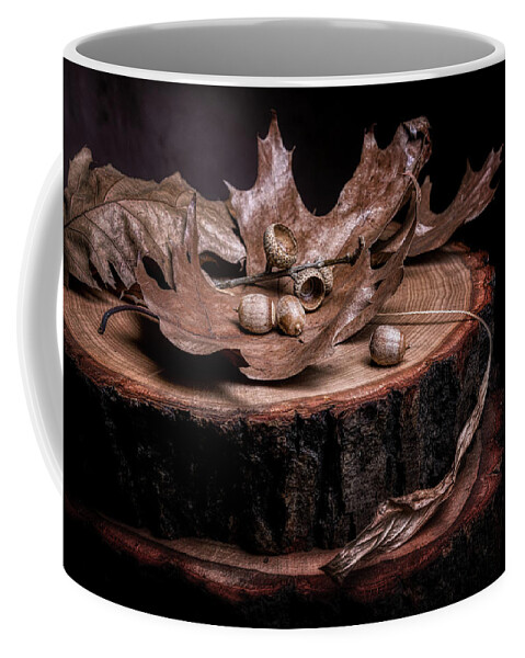 Acorn Coffee Mug featuring the photograph Oak Tree Still Life by Tom Mc Nemar