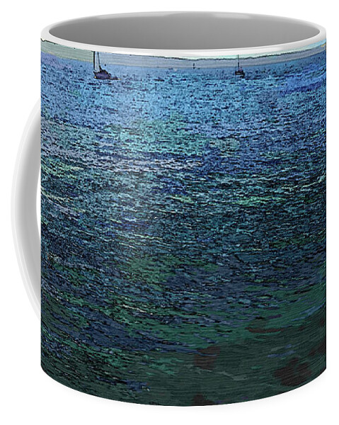 Ocean Coffee Mug featuring the photograph Ocean Expanse by Robert Bissett