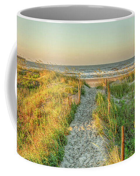 Photographs Coffee Mug featuring the photograph Ocean Isle Beach Sunrise by Donna Twiford