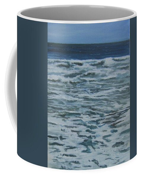 Painting Coffee Mug featuring the painting Ocean, Ocean and More Ocean by Paula Pagliughi