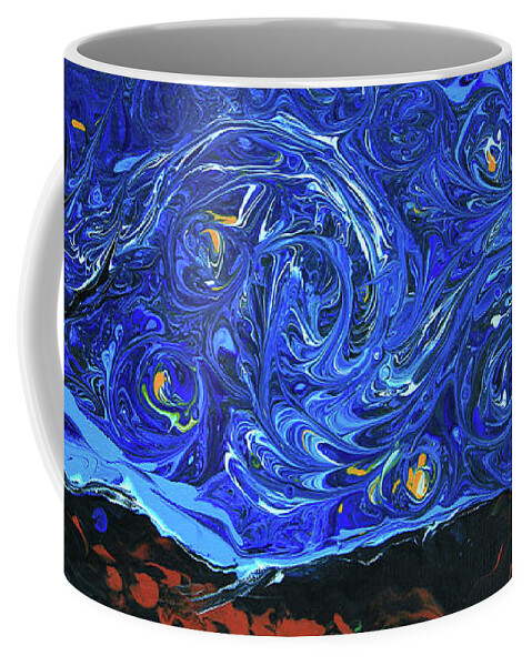 Art Coffee Mug featuring the painting Ode to Van Gogh by Jeanette French