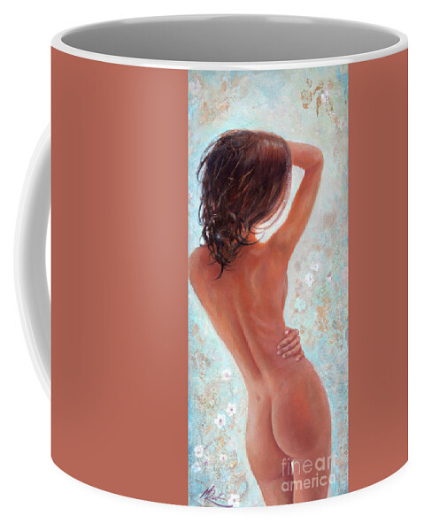 Of Wild And Free Coffee Mug featuring the painting Of wild and free by Michael Rock