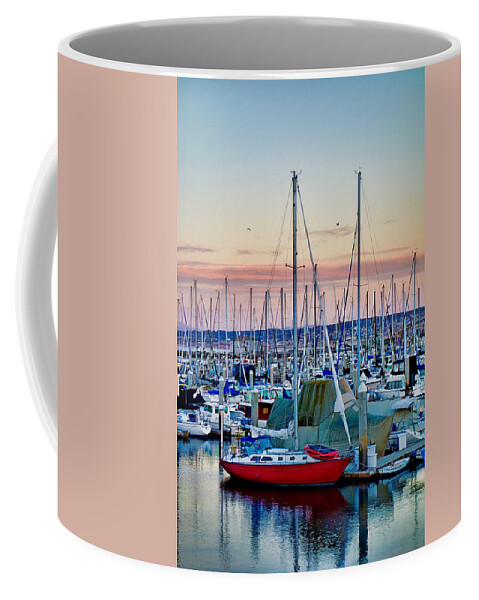 Old Coffee Mug featuring the photograph Old Fishermans Wharf Monterey Study 10 by Robert Meyers-Lussier